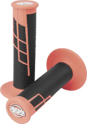 021660 HONDA Protaper Clamp Waffle Grips Neon