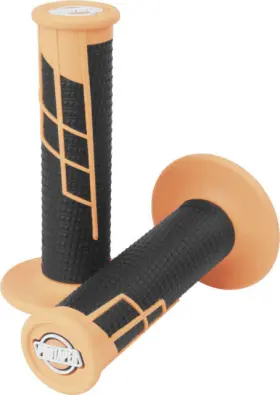 021661 HONDA Protaper Clamp Waffle Grips Neon