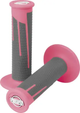 021684 HONDA Protaper Clamp Grips Pink Diamond Neon