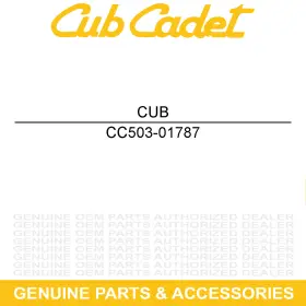 503-01787 CUB CADET Outside Door Handle Left Kit MX750 MX550