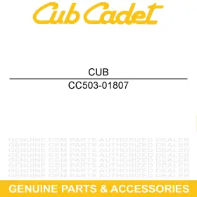 503-01807 CUB CADET Right Outside Door Handle Kit MX550 MX750