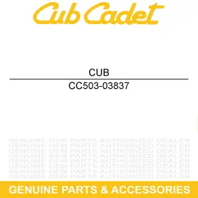 503-03837 CUB CADET Left Door Handle M550 Eps 4X4 Challenger