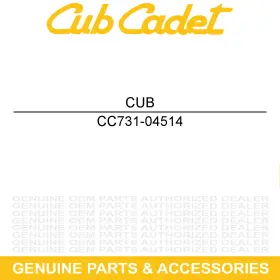 731-04514 CUB CADET Steering Wheel Spoke Volunteer Sport Wt