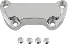 0603-0002 DRAG SPECIALTIES Handlebar Clamp Scalloped