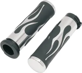 0630-0268 DRAG SPECIALTIES Flamed Grips