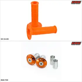 KK00011334 DRC ZETA Team Grip Handlebar Bar End Kit