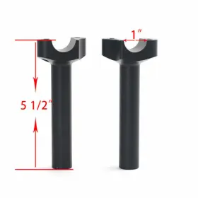 HD-ADP-006-BLA-FB0923 FAYBUY Straight Handlebar Risers Bar