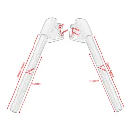 A1-149 GIDIBII Split Handlebar Handle Bar 300R 250R EX250 #2