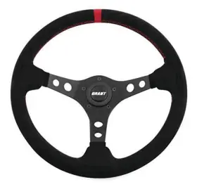 081126006954 GRANT Suede Steering Wheel Anodized #2