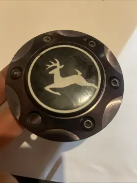 JD5876 JOHN DEERE Leaping Steering Wheel Center Deer Gator