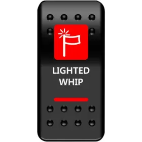 2106-0447 MOOSE UTILITY Offroad Whp Pwr Rocker Switch Whip