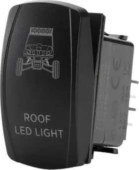 SM106-020 OPEN TRAIL Pro Backlit Led Roof Light Switch