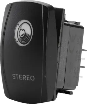 SM106-025 OPEN TRAIL Pro Backlit Led Stereo Switch