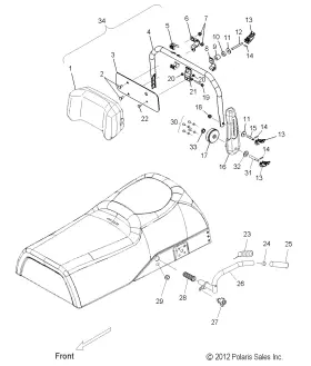 1016690 POLARIS Knob Grab Handle #2