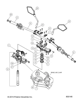 1022000 POLARIS Handlebar #2