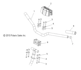 5137357 POLARIS Riser Block Offset #2