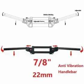 ATVHB-22-BLA-ZOE-0609 TARAZON Anti Vibration Handlebar #3