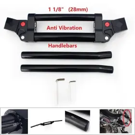 ATVHB-28-BLA-XUS-0313 TARAZON Anti Vibration Handlebar Atv
