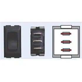 Valterra Dgf112pb Diamond Momentary On/off/on Switch Black 3-pack