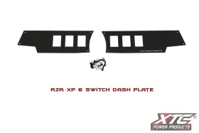 SP-6SW-RZR XTC POWER PRODUCTS Dash Switch Mount Plate
