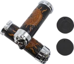 Drag Specialties Skull Grips Red Eyes Chrome Ds-243256 Xlh1000. Fixed Price $151.15.