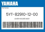 Yamaha Genuine Lever Holder Assy - 5yt-82910-12-00. Fixed Price $77.12.