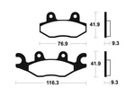 28856 - Sintered Brake Pads Mss378 Compatible With Tgb X-motion 250 2008-2. Fixed Price $41.87.