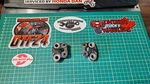 Honda Atc250sx Bar Clamp Set 53111-ha6-000 Used Fits 1985-87. Fixed Price $40.21.