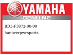 Yamaha Oem Part Bd3-f3872-00-00 Holder, Bearing. Fixed Price $27.99.