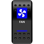 Moose Offroad Rocker Switch - Fan Blue 2106-0455. Fixed Price $21.77.