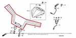 New Oem Honda Sportrax 300 Ex 300ex Handlebar Bars Steering. Fixed Price $114.95.