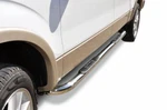 Big Country 3" Round Classic Side Bars - Complete Kit With Brackets Stainless. Fixed Price $293.11.