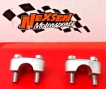 1985 Honda Atc250sx Left Right Handlebar Upper Clamp Set 53111-ha6-000. Fixed Price $37.99.