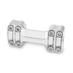 Burly Brand Reaper Riser Clamp 1.5in Tall For 1in Bars, Chrome. Fixed Price $129.99.