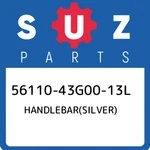 56110-43g00-13l Suzuki Handlebar(silver) 5611043g0013l, New Genuine Oem Part. Fixed Price $92.74.