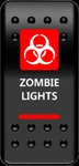 Moose Utility Division 2106-0451 Switch Rcker Zmbie Lt-red. Fixed Price $24.49.