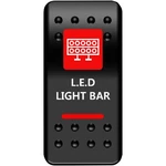 Moose Offroad Rocker Switch - Lightbar Red 2106-0446. Fixed Price $26.52.