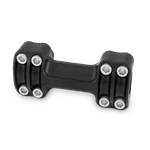 Burly Brand Reaper Riser Clamp 1.5in Tall For 1in Bars, Cnc Machined Black. Fixed Price $129.99.