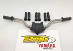 Oem Yamaha Silver 5d3-14 Handlebars 1 1/8" Handle Bars Fatbars Fat + Grips. Fixed Price $15.00.