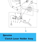 Yamaha Yfz450r 2009-2025 Genuine Clutch Lever Holder Assy 18p-82910-03-00 Oem. Fixed Price $188.68.
