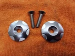 2001-2016 Triumph America Handlebar Bar End Caps W Bolts. Fixed Price $19.95.