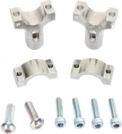 Moose 1 1/8in Silver Aluminum Handguard Clamps Atv. Fixed Price $39.72.
