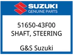 Suzuki Oem Part 51650-43f00 Shaft,steering. Fixed Price $183.00.