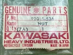New Genuine Kawasaki 92015-536 Nut, 16mm. Fixed Price $10.39.