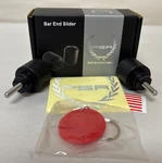 Psr Handlebar Bar End Sliders, Blk (1 Pair) #0634-0336 #03-01900-02 #s292. Fixed Price $28.75.