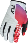 Fly Racing - Kinetic Gloves Grey/red/purple/black 3x 379-4133x. Fixed Price $40.79.