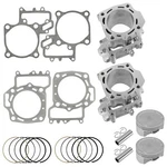 Rear & Front Cylinder Gasket Piston Kit For Kawasaki Teryx 800 14-23/4 14-24. Fixed Price $312.00.