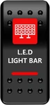 Moose Offroad For Rocker Switch - Lightbar Red Llb-pwr-r. Fixed Price $24.59.