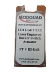 379739 Modquad Racing Engraved Rocker Light Switch Nos Rs-bar 379739wo. Fixed Price $11.99.