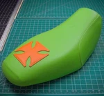 Kawasaki Brute Force 300 Seat Cover 2012 To 2026 Orange Green Vinyl. Fixed Price $59.99.